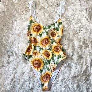 Sunflower One Piece Swimsuit